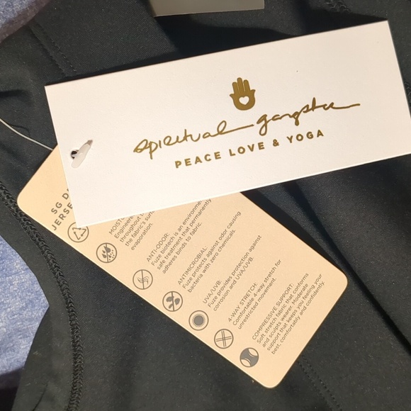 Dream Tech Eco Racer Tank in Black Spiritual Gangster Size Small NWT - Picture 12 of 13